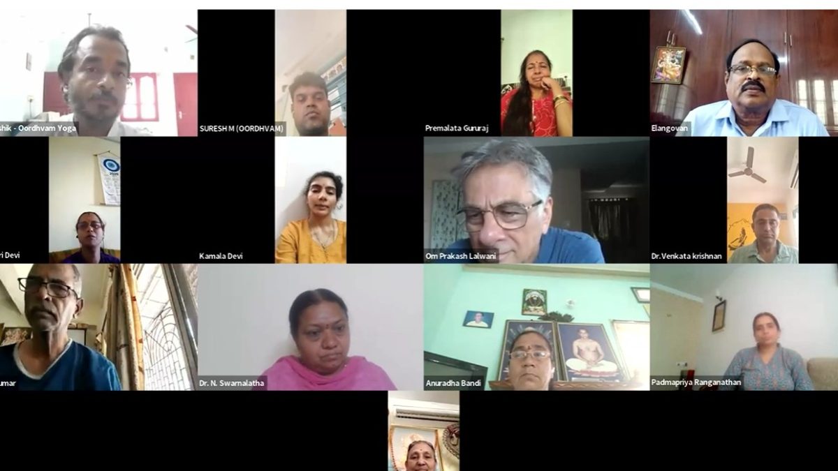 Oordhvam Yoga & TNSCC organizes webinar series