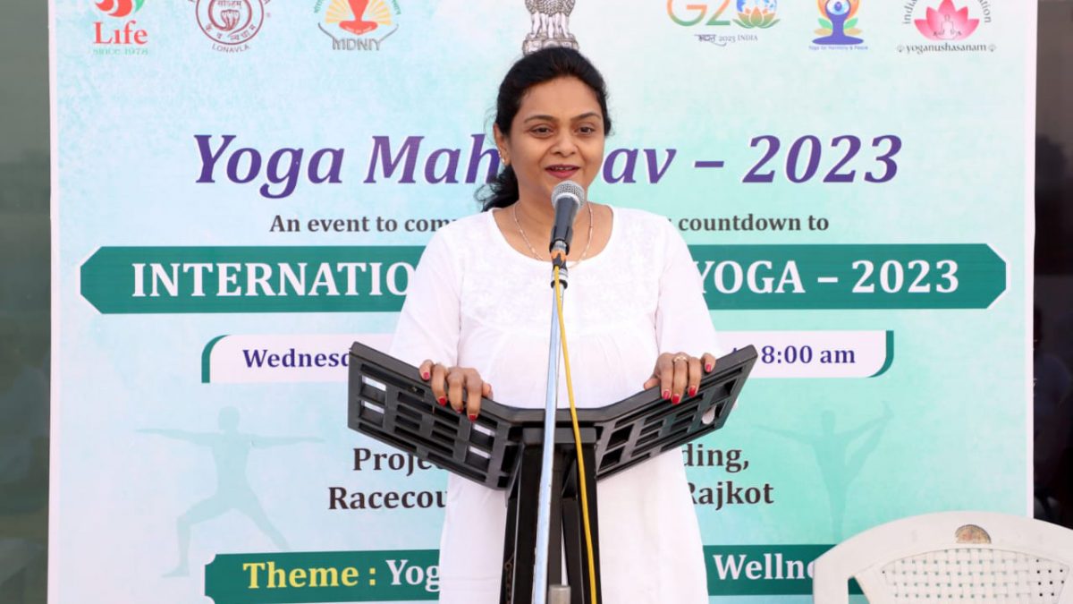 Gujarat SCC  with Project ‘Life’  organises Yoga Mahotsav – 2023