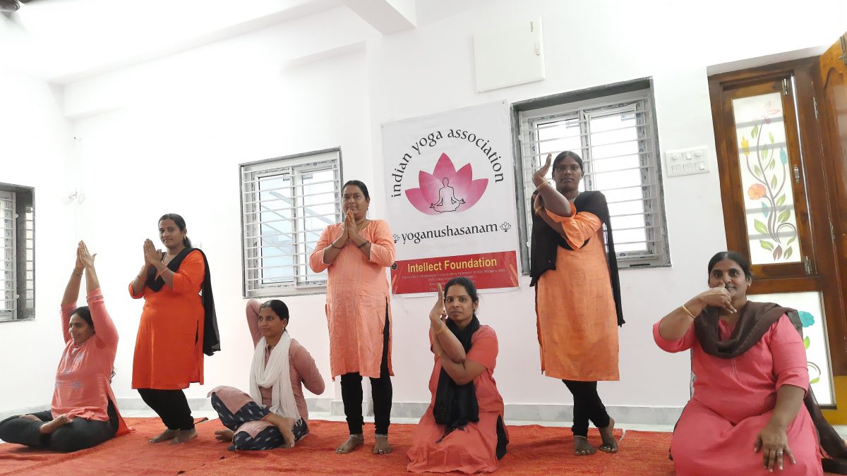 Intellect Foundation initiated Relieve Stress Yoga Protocol