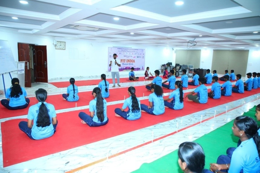 SAHS with IYA inaugurates Dia Yoga programme & Fit India Movement