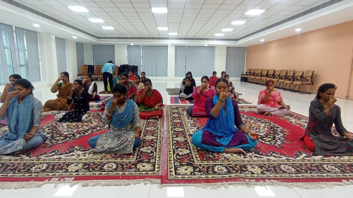Subhiksham Yoga conducts free workplace wellness camps in Chennai