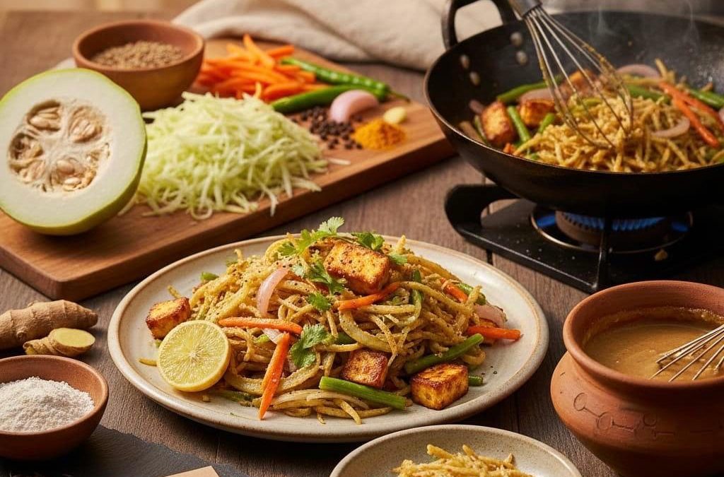 Ash Gourd – Ragi Noodles